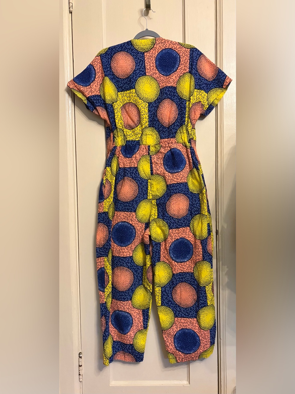 Yevu short sleeve jumpsuit in Celestial print - Picture 2 of 8